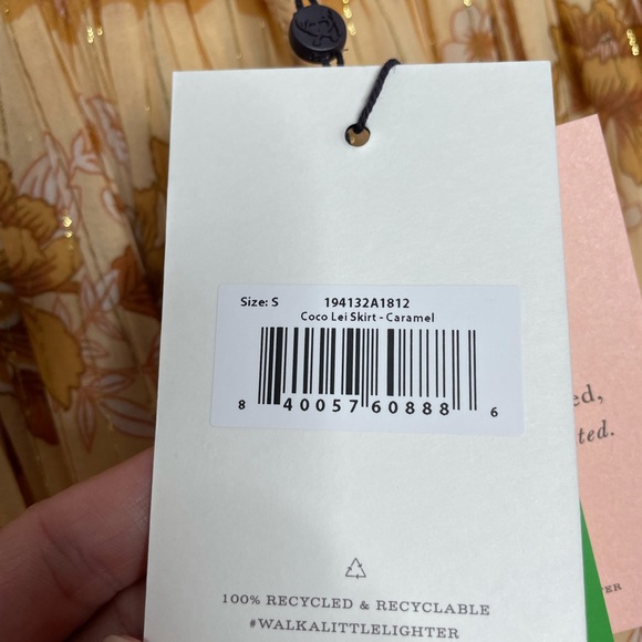 Spell & The Gypsy Collective | NWT Coco Lei Midi Skirt in Caramel Small - Picture 12 of 14